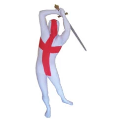 LAST OF | England Flag Morphsuit | Adult Size Large (64-70in)