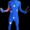LAST OF | Australian Flag Morphsuit | Adult Size Extra Large (70-75in)