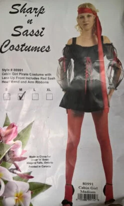 LAST OF | Cabin Girl | Adult Size Medium (8-10) | Pirates