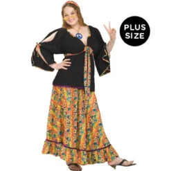 LAST OF | Groovy Mamma | Adult Plus Size (To Size 22) | 60s