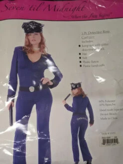 LAST OF | Detective/Police Uniform | Adult Size Small/Medium (2-6)