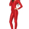 LAST OF | Shiny Red Catsuit | Adult Size Medium (8-10) | Bodysuits & Leotards