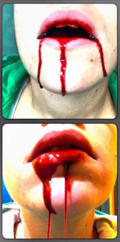 Mouth Blood 4 Oz | Bleeding Art Industries | Makeup 5 Mouth Blood 4 Oz | Bleeding Art Industries | Makeup -The Costume Shop Mouth blood on face 69126.1727197092