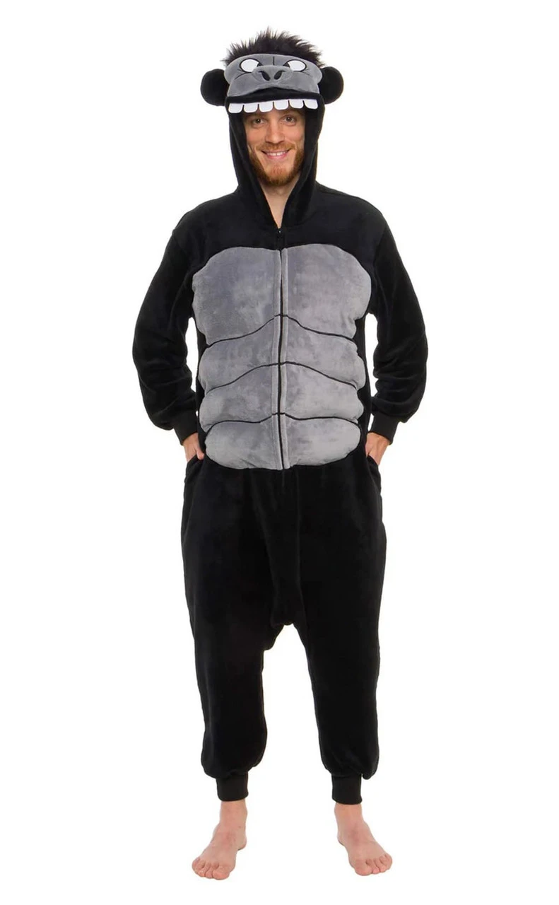 Gorilla Onesie | Adult Costumes | Animals | Adult Onesies 2 Gorilla Onesie | Adult Costumes | Animals | Adult Onesies - Image 2