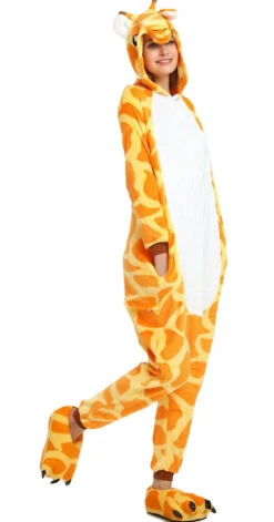 Giraffe Orange And Yellow Onesie | Animals | Adult Onesies