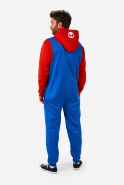 Super Mario Onesie | Super Mario Bros | Adult Onesies -The Costume Shop ONEY376 three 66314.1733348665