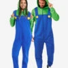Super Mario Luigi Onesie | Super Mario Bros | Adult Onesies