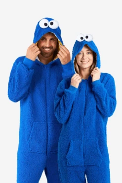 Sesame Street Cookie Monster Onesie | Sesame Street | Adult Onesies