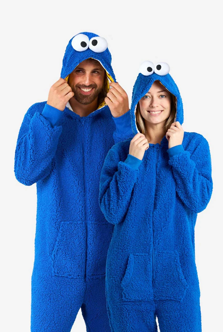 Sesame Street Cookie Monster Onesie | Sesame Street | Adult Onesies 1 Sesame Street Cookie Monster Onesie | Sesame Street | Adult Onesies