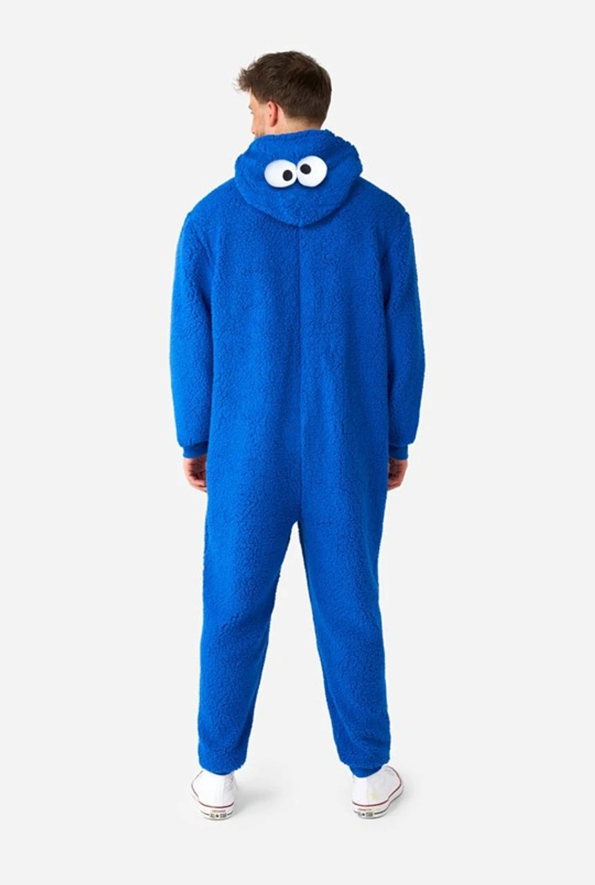 Sesame Street Cookie Monster Onesie | Sesame Street | Adult Onesies 3 Sesame Street Cookie Monster Onesie | Sesame Street | Adult Onesies - Image 3