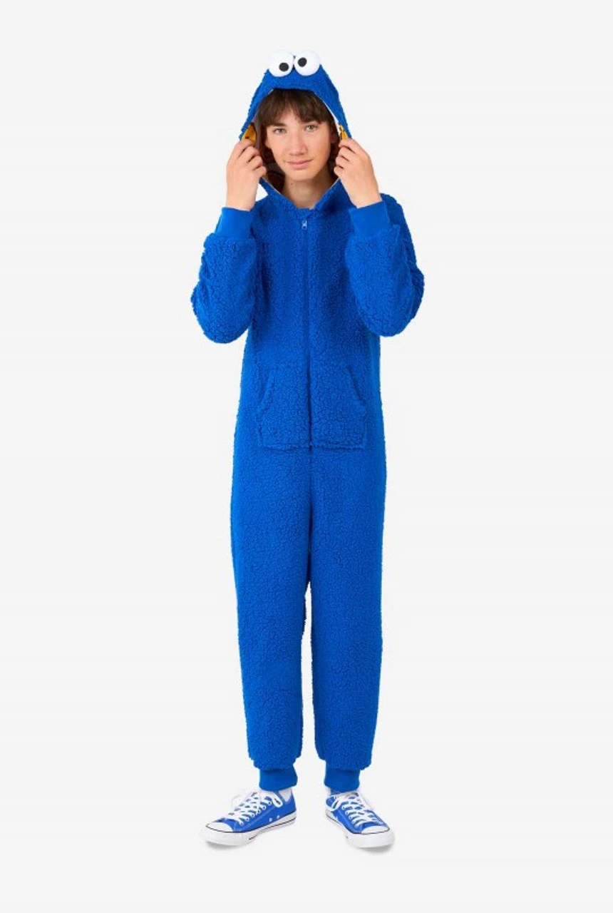 Sesame Street Cookie Monster Onesie | Sesame Street | Childrens Onesies 2 Sesame Street Cookie Monster Onesie | Sesame Street | Childrens Onesies - Image 2