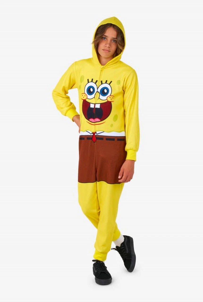Spongebob Squarepants Child Onesie | Spongebob Squarepants | Childrens Onesies 2 Spongebob Squarepants Child Onesie | Spongebob Squarepants | Childrens Onesies - Image 2