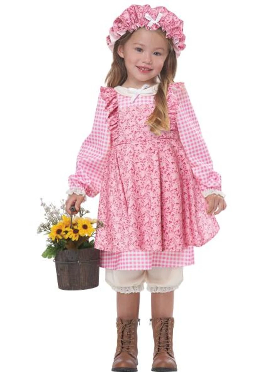 Little Prairie Girl | Halloween | Childrens Costumes 1 Little Prairie Girl | Halloween | Childrens Costumes