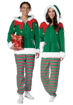 Elf Jumpsuit With Hood | Christmas | Mens Costumes