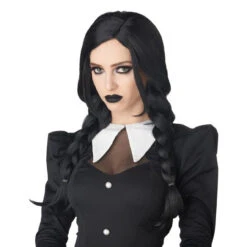 Dark Gothic Braid Wig | Adams Family | Characters Wigs