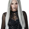 Gothic Matriarch Wig | Silver | Adams Family | Wigs