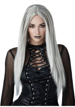 Gothic Matriarch Wig | Silver | Adams Family | Wigs