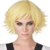 Feathered Cosplay Wig | Yellow | Anime | Wigs