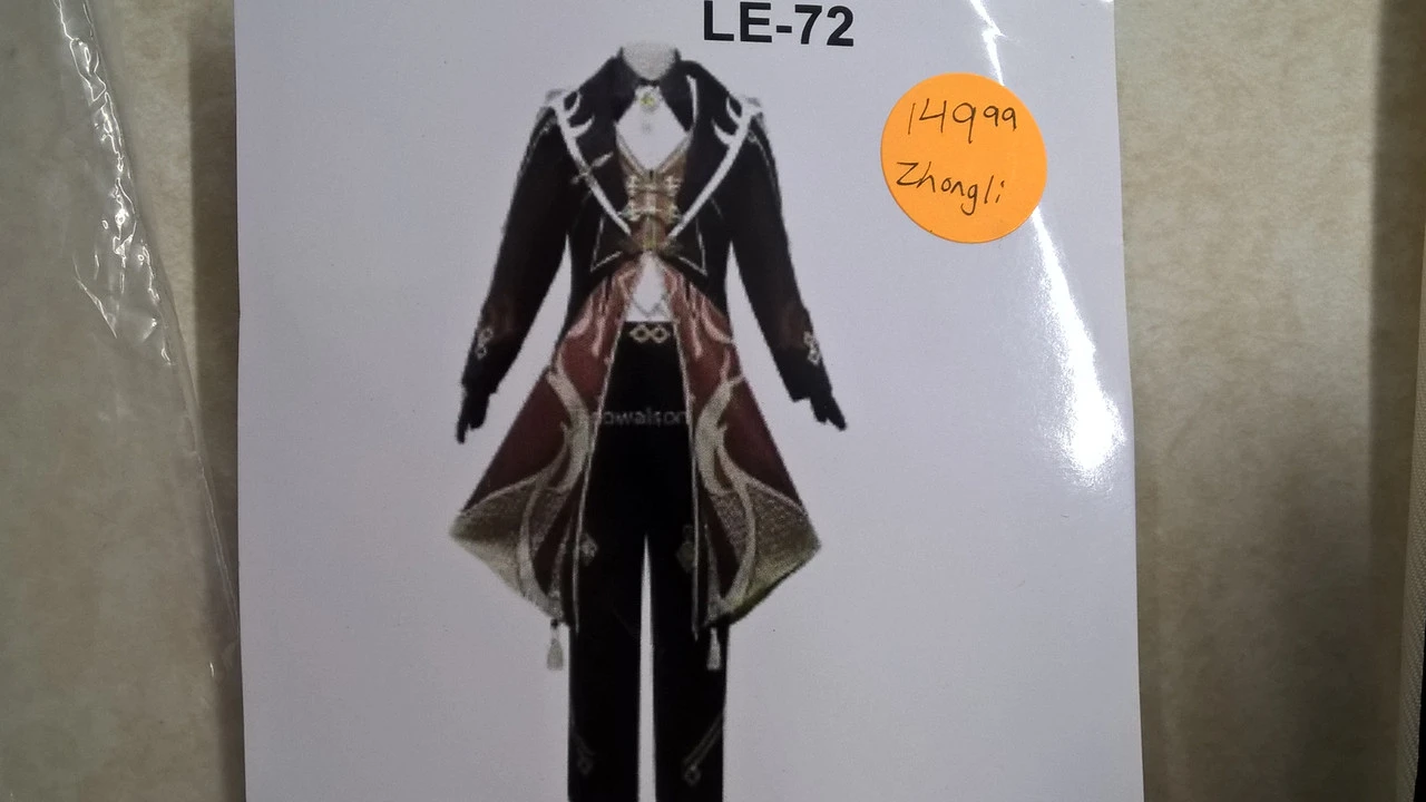 Genshin Impact Zhongli Style 1 Sample Costume | Genshin Impact | Mens Costumes 1 Genshin Impact Zhongli Style 1 Sample Costume | Genshin Impact | Mens Costumes