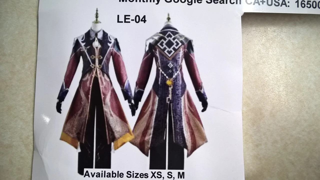Genshin Impact Zhongli Style 2 Sample Costume | Genshin Impact | Mens Costumes 1 Genshin Impact Zhongli Style 2 Sample Costume | Genshin Impact | Mens Costumes