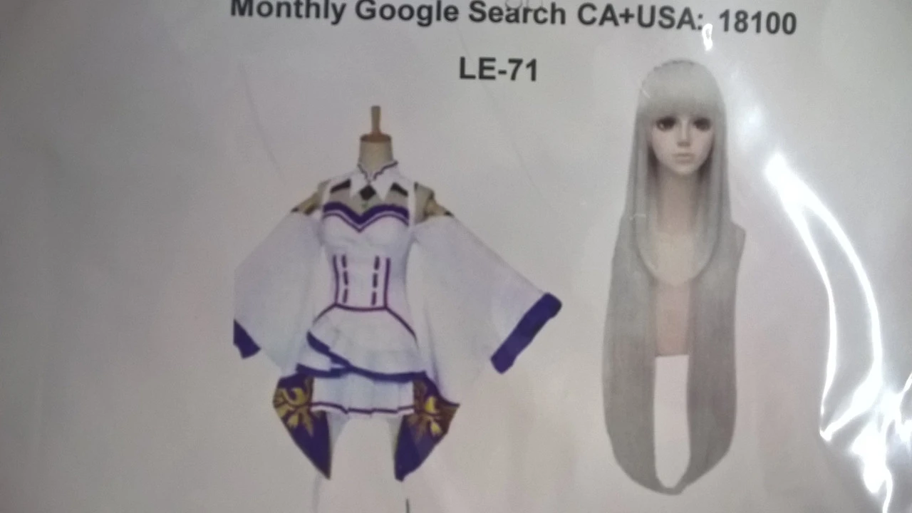 Emilia Re Zero Sample Costume | Re Zero | Womens Costumes 1 Emilia Re Zero Sample Costume | Re Zero | Womens Costumes