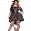 Black Magic Mistress Witch Plus Size Costume | Halloween | Womens Costumes