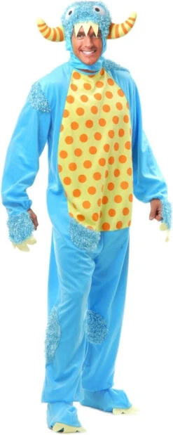 LAST OF | Blue Monster Fleece Costume | Adult Size Medium