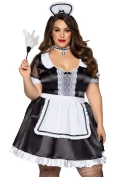 Classic French Maid Plus Size Costume | Sexy Maid | Womens Costumes
